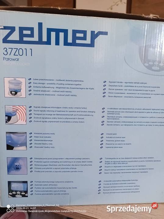 Parowar Zelmer Ostrowiec Świętokrzyski