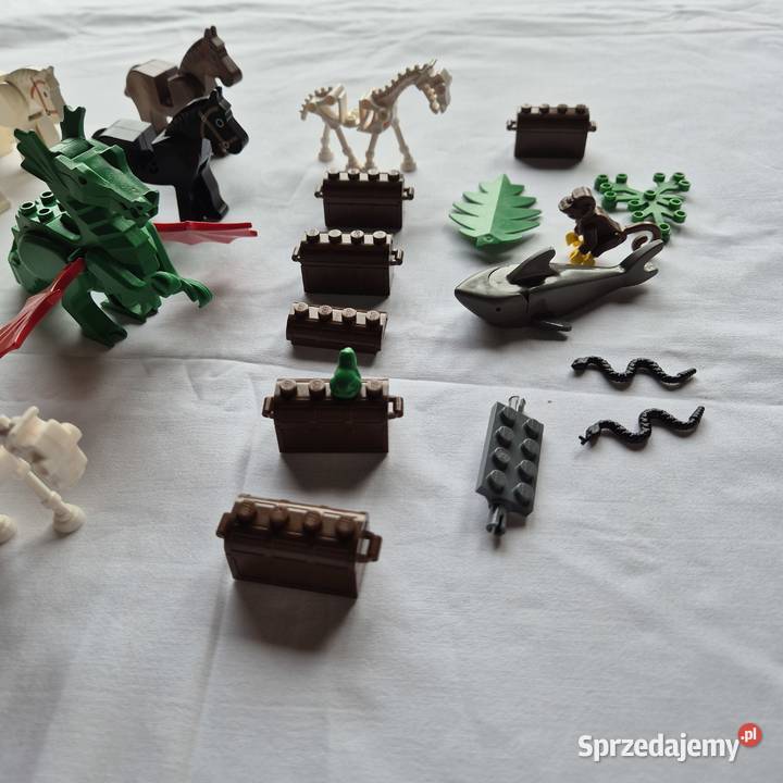 Klocki lego koniki smok skrzynie małpka itd Brzesko sprzedam
