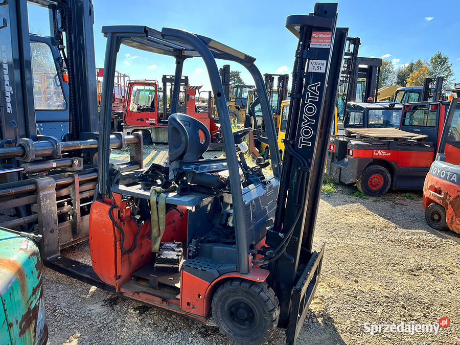 Toyota 8FBET15 15 t 2011 SPRZEDAŻ NA CZĘŚCI Kęty