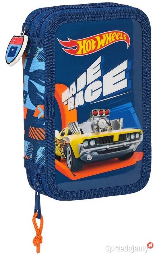 Piórnik Hot Wheels z Wyposażeniem Dwukomorowy 2 Artykuły szkolne Mogilany
