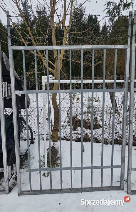 Solidna ocynkowana duża brama z furtką Bydgoszcz