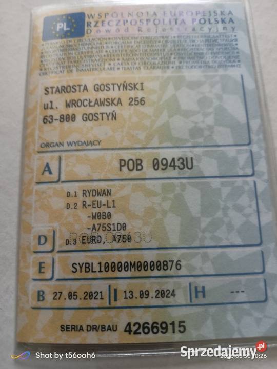 Sprzedam przyczepkę lekką Rydwan na resorze z 1 Bułaków sprzedam