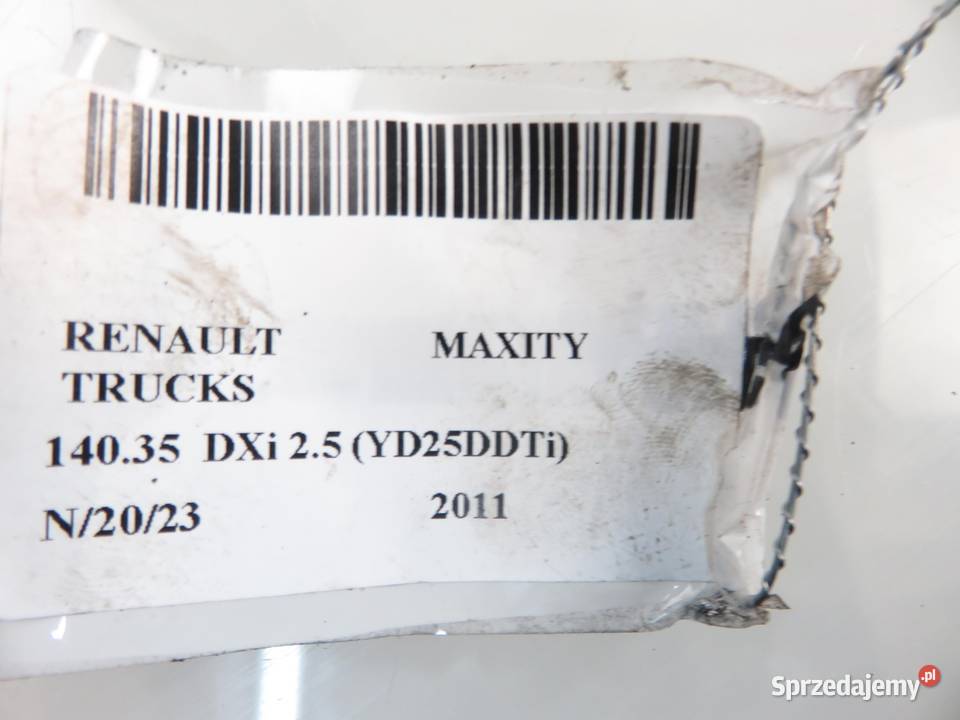 RURA INTERCOOLERA RENAULT MAXITY DXi 25 Przewody powietrza