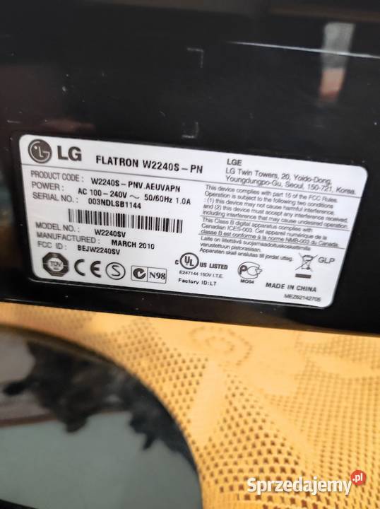 Spory monitor LG Sprawny MVA Komputery i Akcesoria Borów