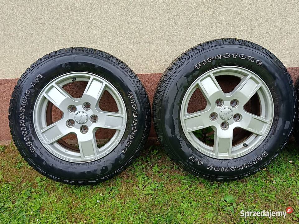 5 x alufelgi 17 Jeep 5x127 z oponami AT podkarpackie Domaradz