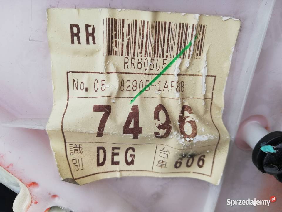 NISSAN MURANO Z51 35 TAPICERKA DRZWI LEWY TYŁ osobowe Nowy Tomyśl