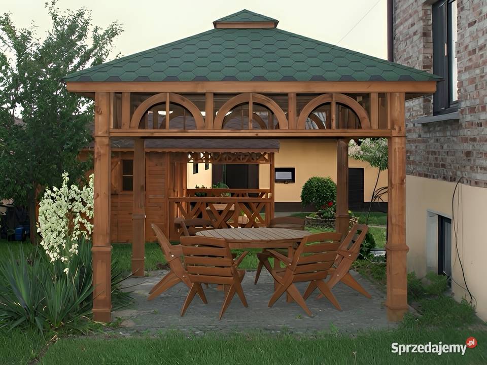 ALTANA 6 3x3m Eleganckie Półokrągłe Podpory