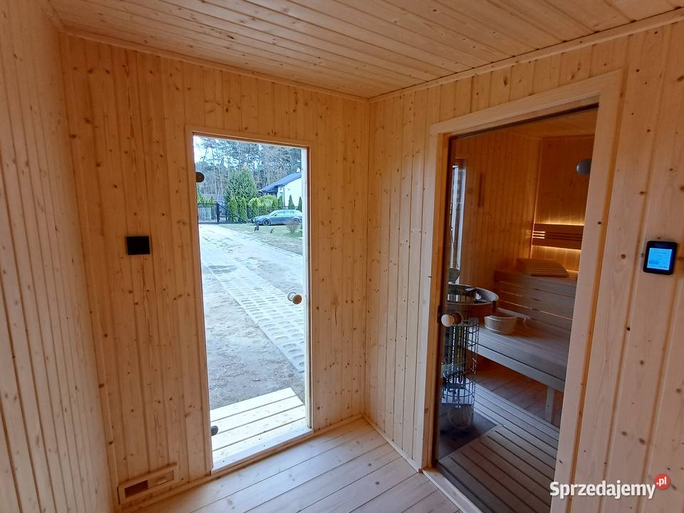 Sauna ogrodowa szkieletowa ocieplona z mazowieckie Płock