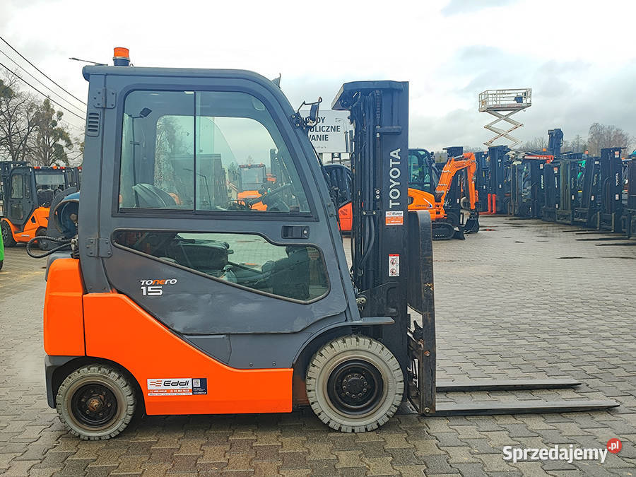 Wózek widłowy Toyota 028FGF15 15 t triplex 43 m