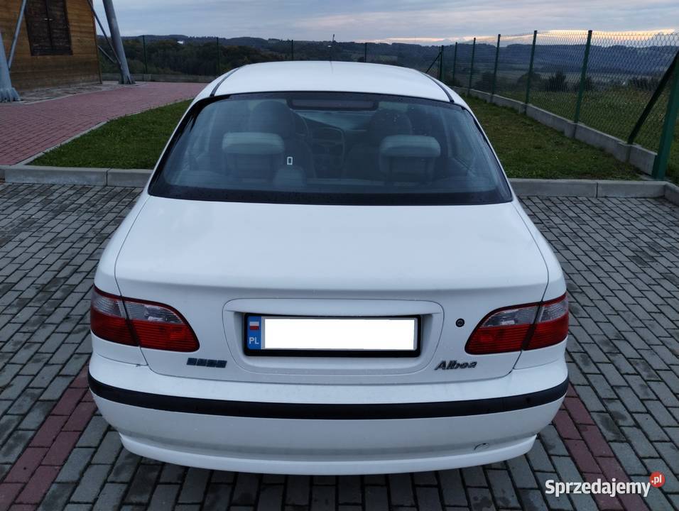 FIAT ALBEA 12 benzyna Wspomaganie Polski salon biały Różanka