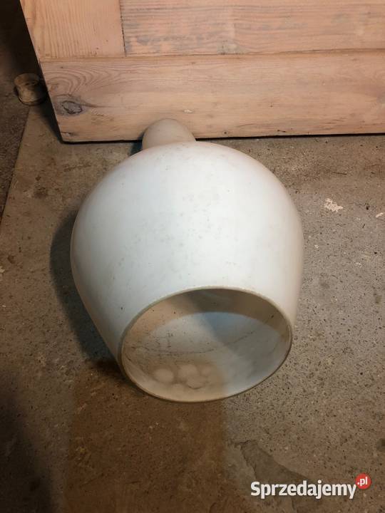 Wysoki szklany klosz kropla wody z otworem Poznań