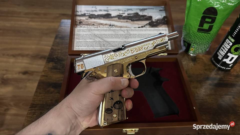 GG GPM1911 DDay Limited Version GBB replika colt Sporty strzeleckie i myślistwo Płock