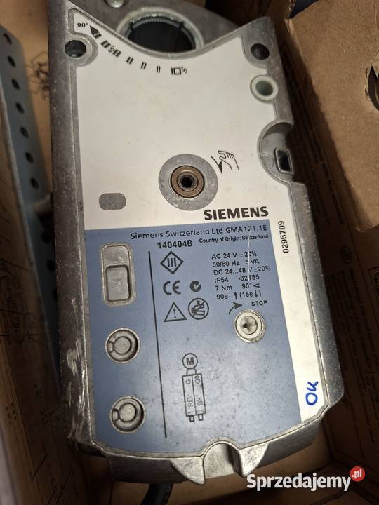 Siłownik Siemens GMA1211E