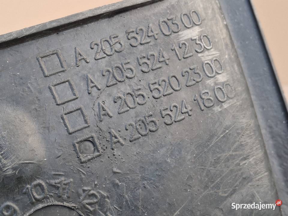 MERCEDES CKLASA W205 AMG 63 C63 OSŁONA PŁYTA POD Bieleń sprzedam