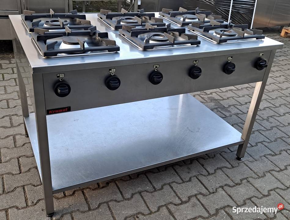 KUCHNIA GAZ 6 PAL KROMET DUŻA MOCNA 42 KW M1286N wielkopolskie Nowe Skalmierzyce