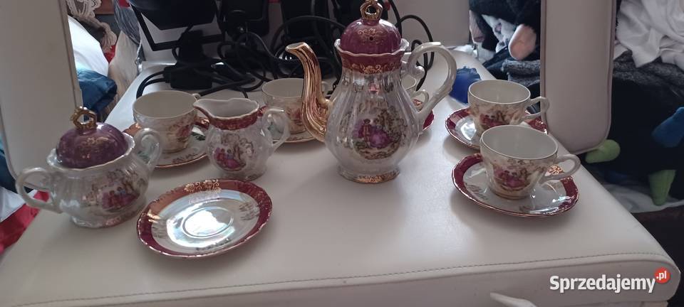 serwis nie kompdo herbaty w stylu wiktoriańskim