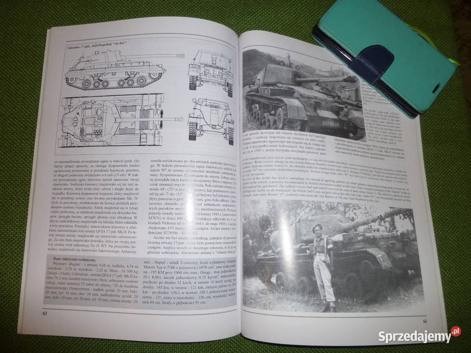 Artyleria samobieżna w Polskich Siłach Zbrojnych ISBN 839220025X Poznań sprzedam