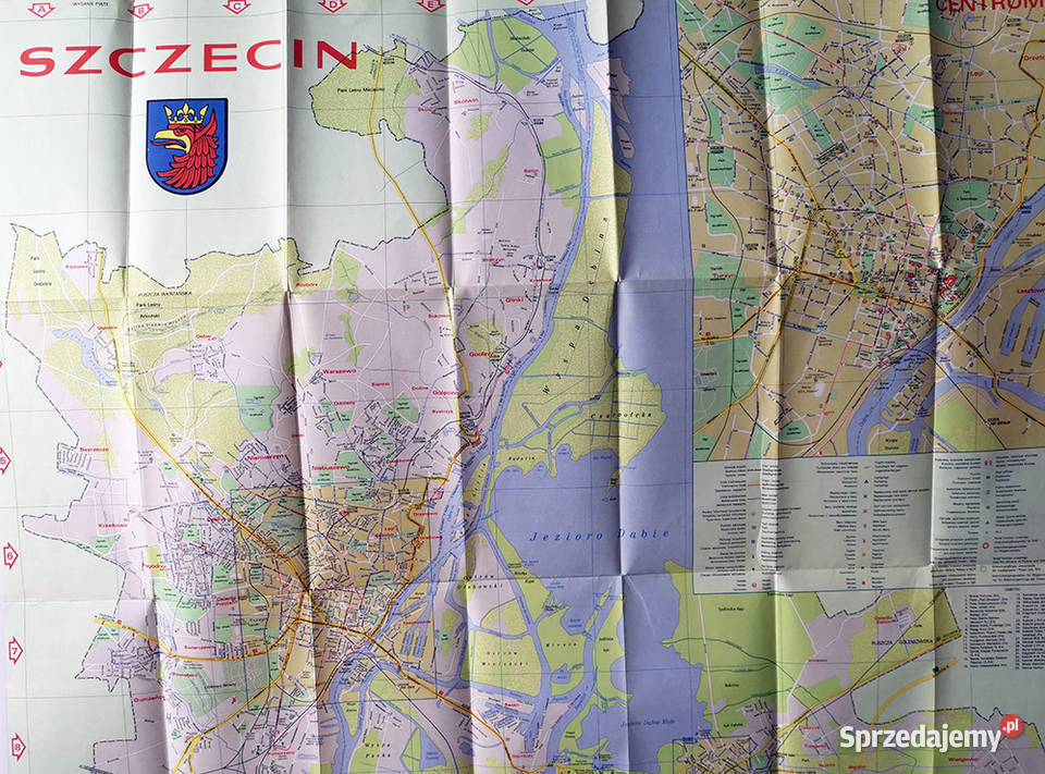 Skarby PRLu Szczecin Plan miasta Szczecina 1977 sprzedam
