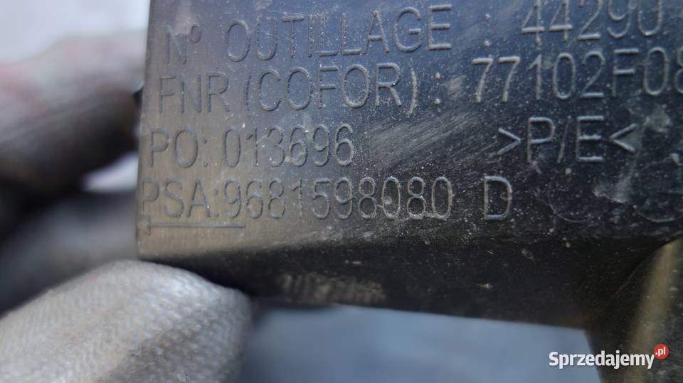 ŚLIZG ZDERZAKA PRAWY TYŁ 9681598080 CITROEN C5