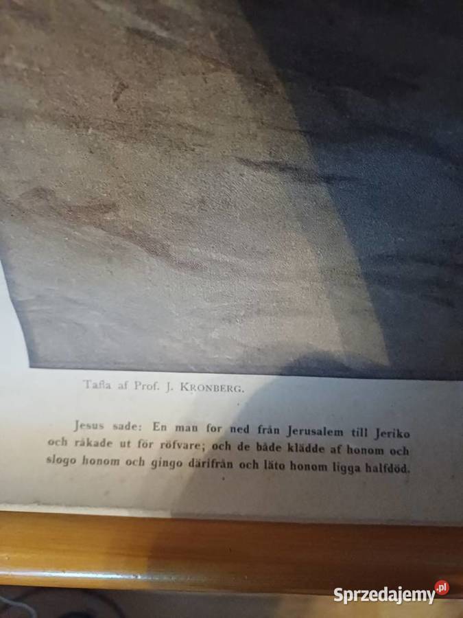 vintage litografie na płótnie Nowy Targ