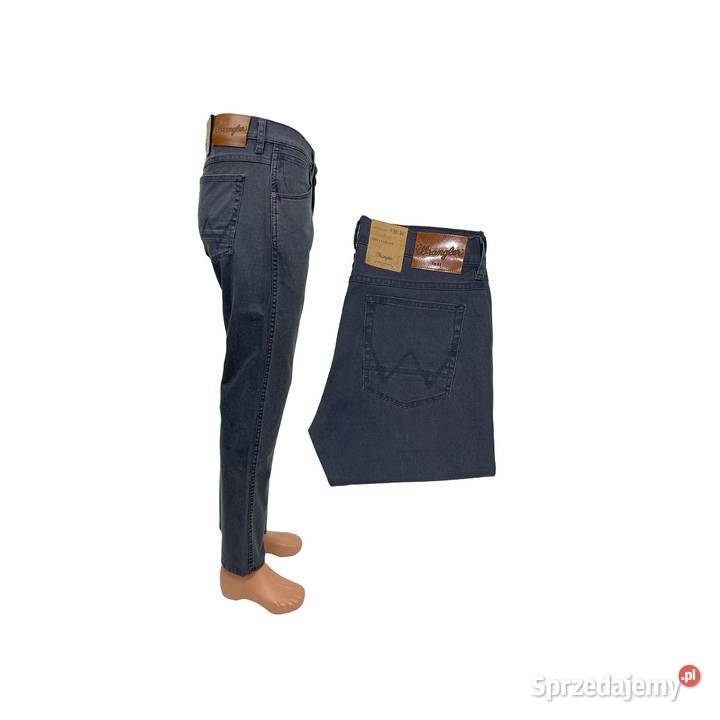 Spodnie męskie Wrangler Greensboro Navy Washed Rozmiar S warmińsko-mazurskie