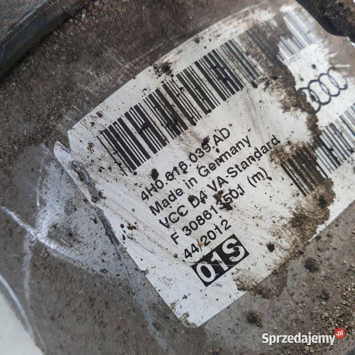 AMORTYZATOR PRAWY PRZÓD AUDI A8 D4 4H0616039AD kujawsko-pomorskie Lipno