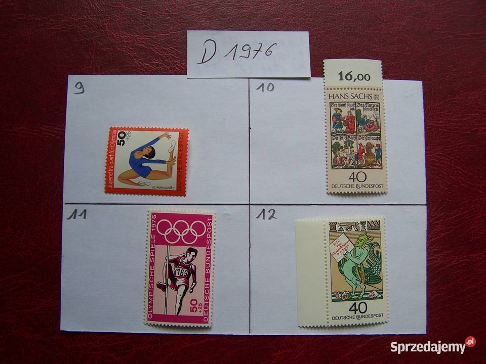 Niemcy 1976 MNH Znaczki z roczników WYBIERAJ