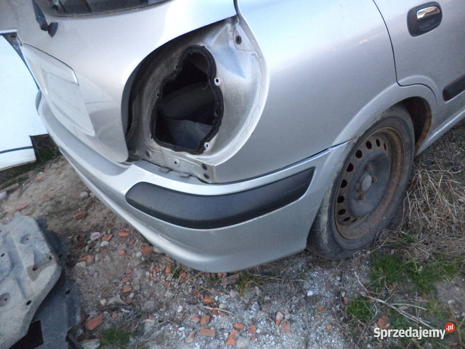 NISSAN ALMERA 2000 KLAPA TYL ZDERZAK części blacharskie