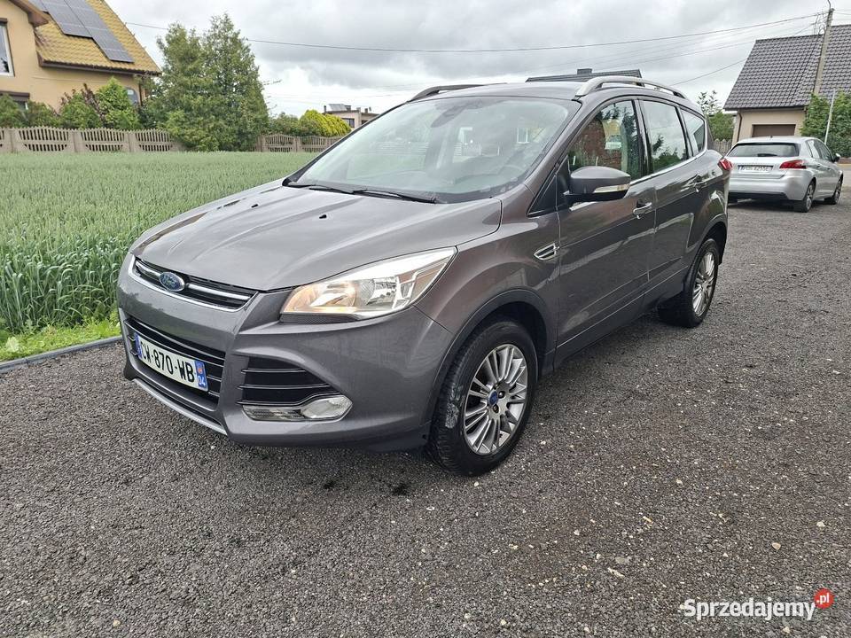 Ford Kuga Mk2 20Tdci 140 klima tempomat skóra światła przeciwmgielne wielkopolskie Łąkociny