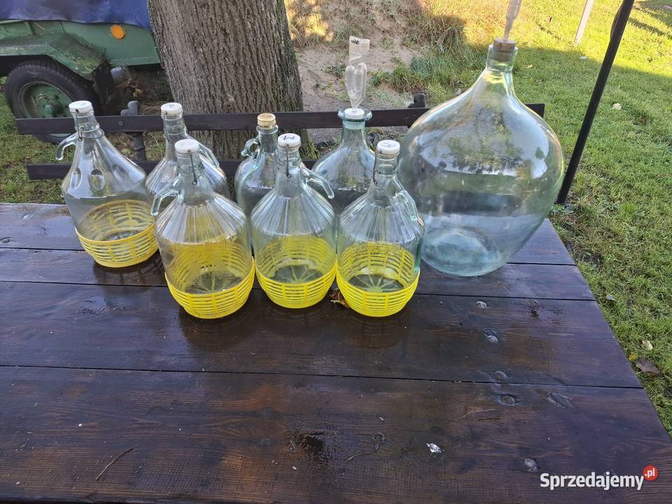 Sprzedam 2 bslony butle 5 litrowe winie Dzierżązna