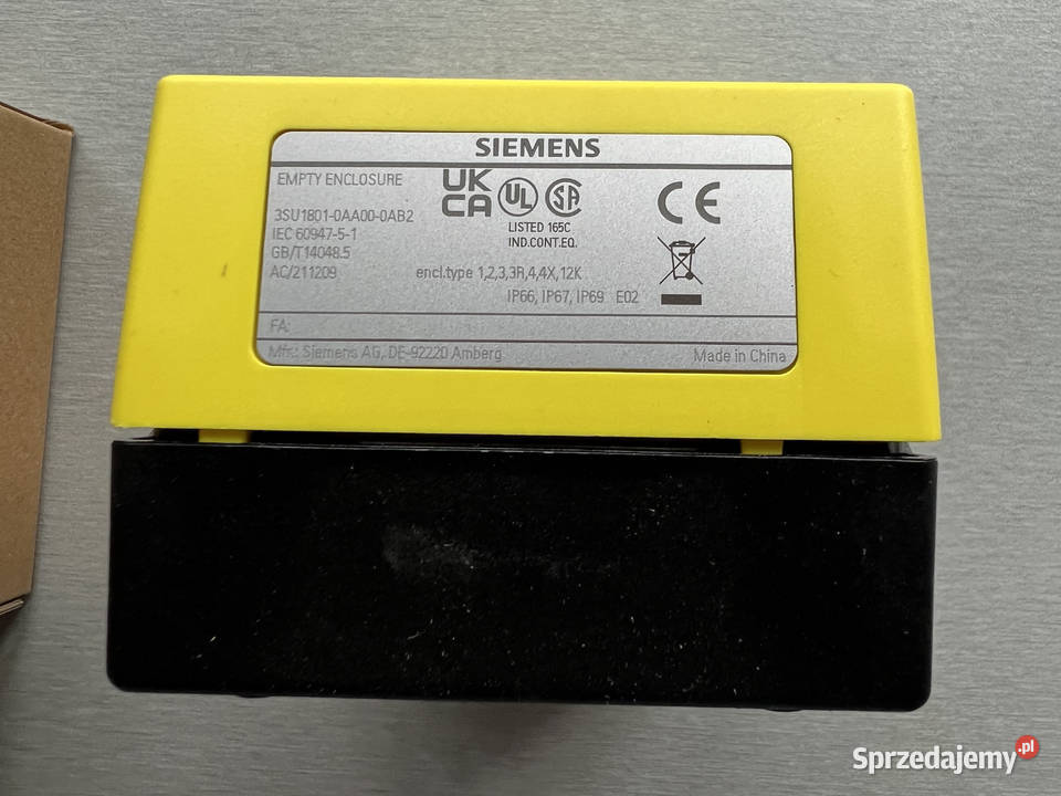 Siemens 3SU18010AA000AB2 Obudowa na przycisk Gliwice
