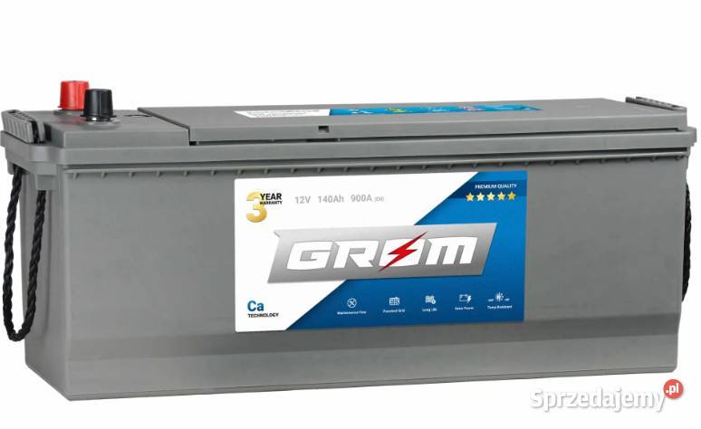 Akumulator GROM Premium 140Ah 900A EN mazowieckie Siedlce