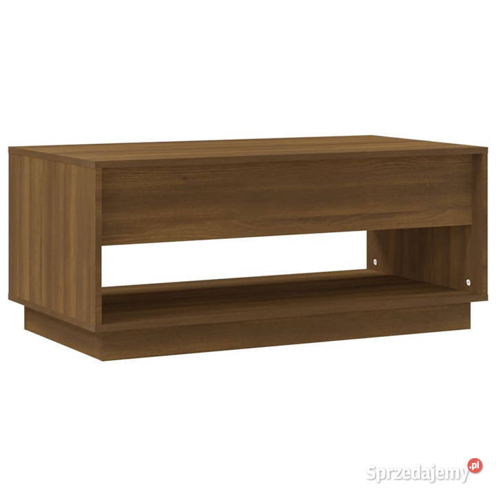 Stolik kawowy brązowy dąb 1025x55x44 WM812980 mazowieckie Warszawa