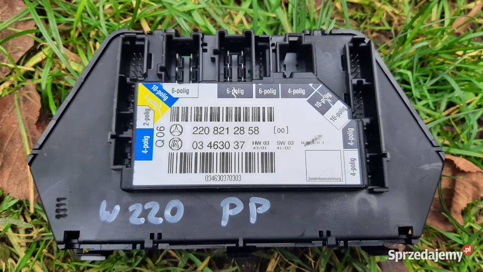 panel sterowania fotelem PP mercedes s w220 Korzeńsko