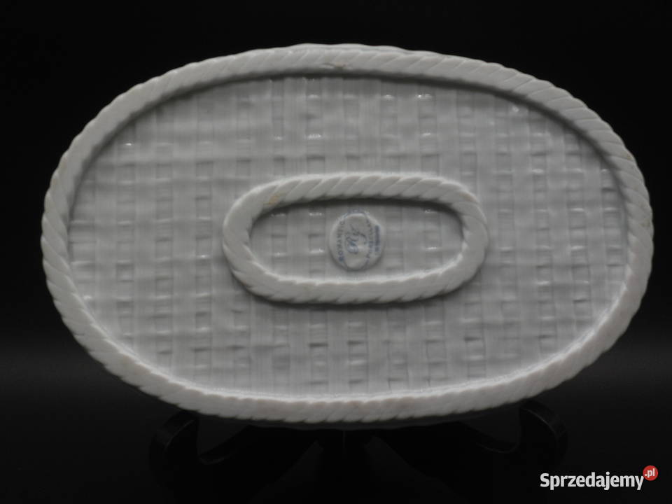 Ażurowa Patera Koszyk Porcelanowy ROMANTIC