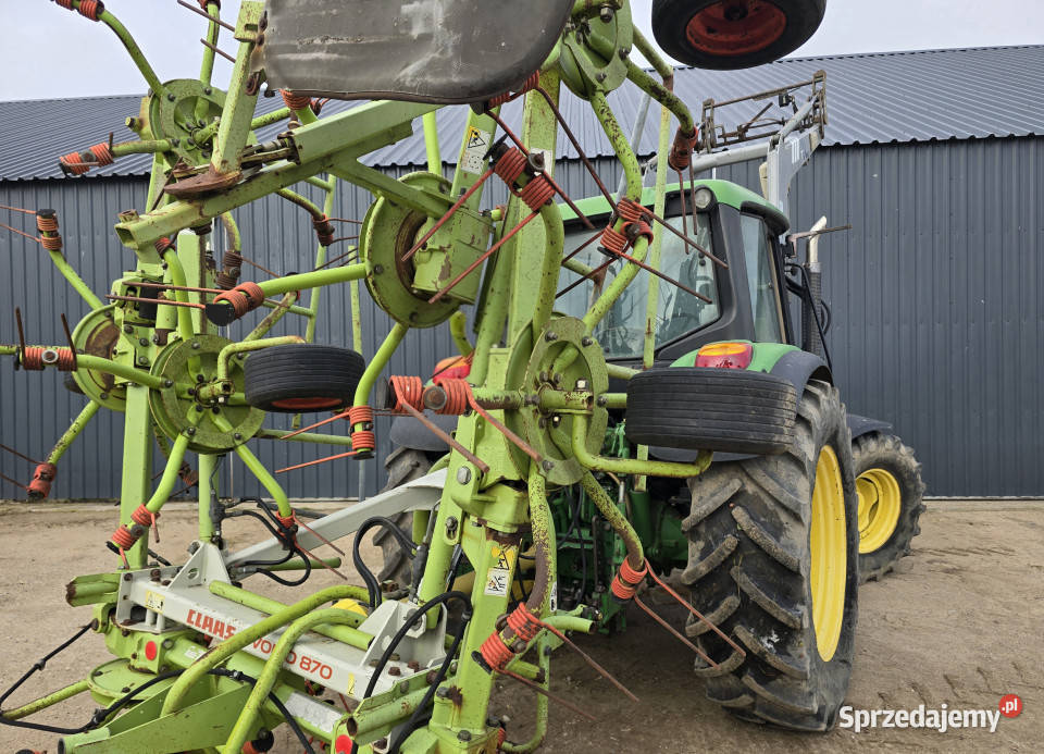 Przetrząsacz siana CLAAS VOLTO 870 87 m Rolnictwo Baliki sprzedam