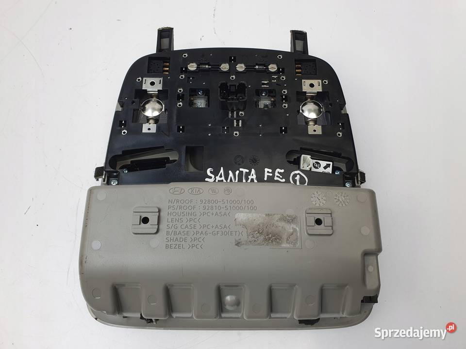 LAMPKA OŚWIETLENIA KABINY Wnętrza Hyundai Santa Chełm
