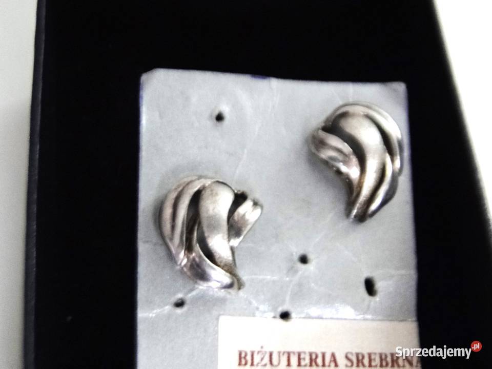 Stare artystyczne kolczyki srebro 925 srebro Warszawa