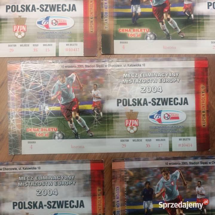 Bilety Kolekcjonerskie 5 sztuk 2003r