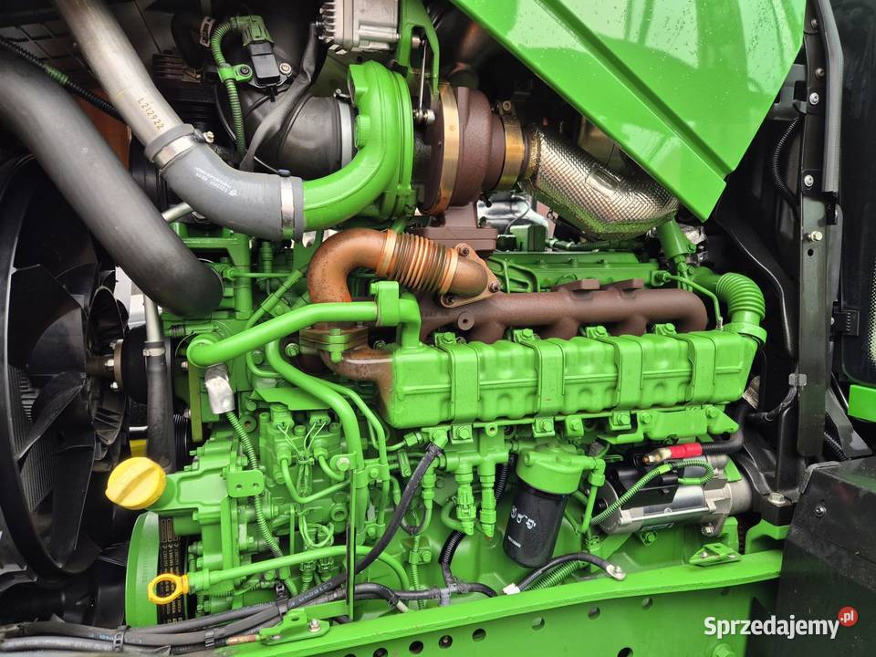 John Deere 6155M nie pracował w rolnictwie wielkopolskie