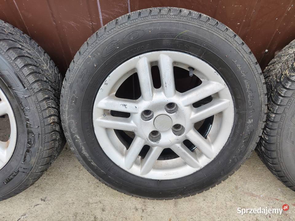 Felgi 14 4x100 et37 opony 18565r14 Dębica z opla Terebiń