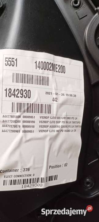 Boczek drzwi lewy przód Mercedes V klasa W 447 Wrocław