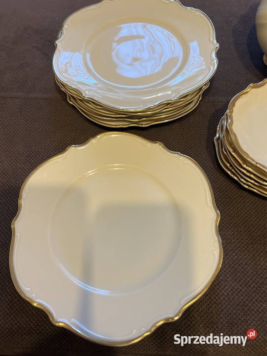 Stary serwis porcelanowy antyk sygnowany Zabrze