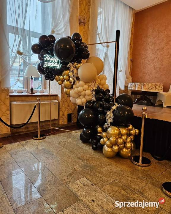 Ścianka balonowa dekoracja imprezy bukiety żywe wielkopolskie Kalisz