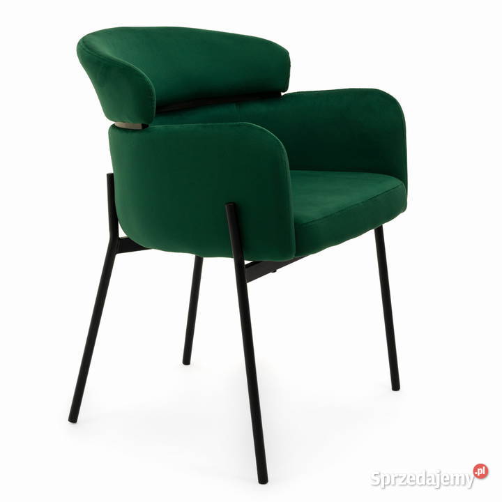 Krzesło Tapicerowane Bolzano Butelkowa Zieleń Meble Tarchały Małe sprzedam