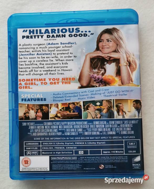 Just Go With It Żona Na Niby Bluray En 2011 Filmy Wytrzyszczki