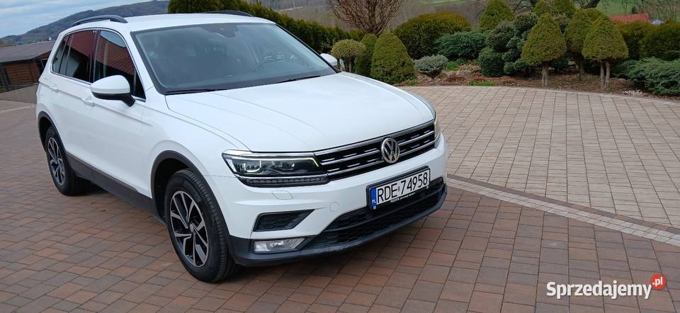 mam do sprzedania vw tiguan 20 tdi 4x4 biały Brzostek