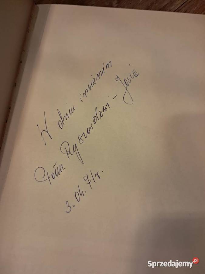 książka z dedykacją z 1968r znaczy kapitanstan marynistyka, żeglarstwo Sandomierz