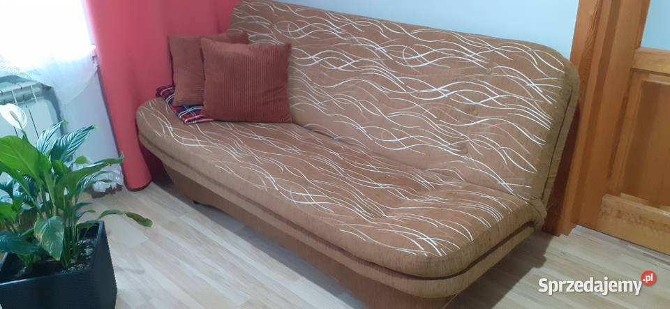 Meblościanka wersalka ława z fotelami Meble do salonu Janowiec Kościelny