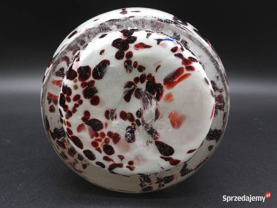 Wazon Szkło Artystyczne Styl Murano Czeski Brok wielkopolskie Raszków